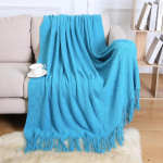 Boheemlaslik kootud diivani- ja voodijooksuga viskepadi - Suvine konditsioneeriga uinaku kate 130*180CM (with Tassels)