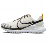 Nike React Pegasus Trail 4 Kahvatu elevandiluu Must Kollane Tossud DJ6158-100 44.5