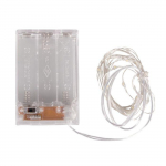 Mini-cha&icirc;ne lumineuse 10 lumignons LED 120cm jaune + minuterie