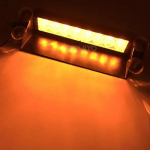 8 LED-i Strobe Vilkuv Hoiatustuli EMS Politseiauto Vilkuv Signaaltuli Vilkuv Tulet&otilde;rjujad Udune H&auml;daolukorra LED-tuli 8LED Merevaigukollane Valge Punane Sinine oranž