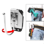 Elektritrelli Hoidik T&ouml;&ouml;riistav&ouml;&ouml; Klamber Alumiiniumisulam Kompaktne Tugev Kiirvabastusega Pandla Konks Foldable gray