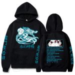 Anime Demon Slayer Kamado Nezuko Rengoku Kyoujurou Kapuutsiga dressipluusid Harajuku Akaza Agatsuma Zenitsu T&auml;navar&otilde;ivad &Uuml;laosad Pullover Dressipluus 3XL