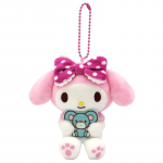 Nakajima Corporation My Melody Kuromi Maskottide Kollektsioon My Melody T&auml;pilise Lindiga 207975-25 K13 x L7,5 x S6cm