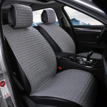 O SHI CAR 2-osaline esikatte matt Kaitske autoistmepadi universaalsed istmekatted, mis sobivad enamikule veoautode sisemustele Back seat Brown