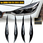 2TK kulmukate BMW 3. seeria F30 sedaanile F31 universaal 2012-2018 esitulede silmalaugude katte kleebis autole Gloss Black
