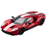 1/24 Ford GT Superauto Sulamist Mudelauto M&auml;nguasi Die-Cast Metallvalu Heli ja Valgusega Autod M&auml;nguasjad Lastele S&otilde;iduk valge