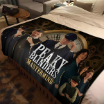 Peaky Blinders Pehme flanell &otilde;huke tekk Populaarne gangster TV tekk Kaasaskantav kodu reisib&uuml;roo L&otilde;unapausi viskamise tekk 180x230cm