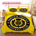 Partick Thistle F.C. Musteriga voodipesu tekikomplekt Kodu kaunistamine Kingitus (1 * tekikott + 2 * padjap&uuml;&uuml;r ilma t&auml;idiseta) 135x200cm