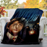 1 tk Hogwarts Harry Potter &Ouml;&ouml; V&auml;ljas Flanellist Tekk K&otilde;ik Hooajad Pehme Soojus, Kodu Dekoor 1031203 130x150cm brown
