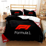 Fia F-Formula1 Maailma K&otilde;ik Hooajad Tekikate Tekk Voodipesu Komplektid Pehme Tekikate Ja Padjap&uuml;&uuml;rid Laste &Uuml;he/Kahekohaline/Queen/King AU Single(140*210cm)3pcs