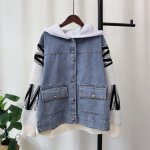 S&uuml;gis-talvine uus kapuutsiga s&uuml;mmeetriline teksist kootud kardigan, disainitundlik, lai, vabaaja kampsun-jakk naistele one size fits all gray
