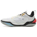 Li Ning Cushioning Breathable Abrasion Resistant Low top Basketball Shoes Men's White ABPV001-2 44 white