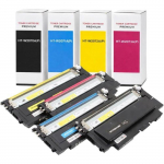 4 &uuml;hilduvat HP 117A W2070A toonerit ColorLaser 150a/150nw ja MFP 178nw, 178nwg, 179fnw, 179fwg jaoks