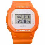 CASIO Meeste G-SQUAD Seeria Valge Kell DW-5600WS-4PR DW-5600WS-4PR Orange Watch Case