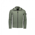 Stone Island S&uuml;gis/Talv21 Varrukalogo &Uuml;hev&auml;rviline T&otilde;mblukuga Kapuutsiga Jakk Meeste Jakk Roheline 7515Q0122-V0055 L