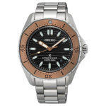 SEIKO Prospe 300m Veekindel Automaatne/Manuaalne Mehaaniline Liikumine Roostevabast Terasest Rihmaga K&auml;ekell 41.3mm SPB485 Black Dial black