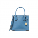Michael Kors MK Mercer Lock &Uuml;hev&auml;rviline Prantsuse stiilis &Otilde;lakott Naiste K&auml;ekotid Hele-sinine 30S0GM9M6L-STH-PACIFIC Basic Set (Bag+Dust Bag)