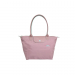 Longchamp Le Pliage Club Tikitud Logo Klapp-kinnisega T&otilde;mblukuga Sulgemine Nailonist Pelmeenikott Naiste k&auml;ekotid Roosa 2605619P13 Rose Pink