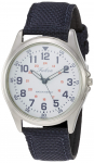 Citizen Q&Q Meeste analoogkell QB38-314 Veekindel Nahkrihm Valge sihverplaat 39mm