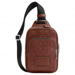 Coach Racer 15 Mini Crossbody kott Unisex kotid H&otilde;bedane Pruun CDC45-SVE0S Basic Set (Bag+Dust Bag)