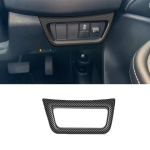 For HONDA WR-V WRV 2024 2025 ABS carbonfiber interior accessoires door handle window control panle Handbrake air outlet cover Multifunctional swit black
