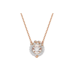 Swarovski Draakoni ja Feniksi Inkrusteeritud Ripats Kuupmeetrilise Tsirkooniumi Imitatsioonikristalli Kaelakee Naiste kaelakee Roosa Kuld 5675827 Box (Random Color)