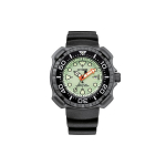 Citizen Eco-Drive Seeria 200M Veekindel P&auml;ikeseenergia Kvartsliikumine Kummirihmaga K&auml;ekell Meeste kellad Roheline BN022717X Green Dial