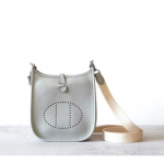 Uus nahast naiste kott Esimene kiht TC veisenahk 16IF Vahatatud niit &Uuml;he &otilde;la Cross-body 16x18x5cm white