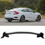 Asendus 20162025 Honda Civic Sedaanile FC1 FC2 TypeR Stiilis ABS Plastik Kruntv&auml;rv Must JDM Tagumine Pagasiruumikaane Tiibspoiler Parandamiseks United States