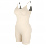 Kujundusr&otilde;ivad naistele Tummy Control Full Bust Body Shaper Seljata naistepesu tagumikku t&otilde;stev reied, &otilde;hem kehakuju L beež