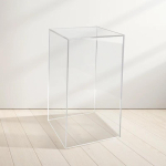 Akr&uuml;&uuml;list vitriinkapp, kinga- ja kotivitriin, aknavitriin, v&auml;rviline kaaneta kuubikute karp, fotograafia rekvisiidid 10x10x10cm white