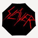 1tk Slayer HeavyMetal Automaatne Vihmavari 8 Vardaga Kaasaskantav Kokkupandav Must Rauast Raam V&auml;litingimustesse, Randa, Reisimiseks 0905173
