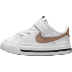Nike Court Legacy Slip Resistant Abrasion Resistant Low top Toddler Shoes White Infant And Toddler DA5382-126 27 white