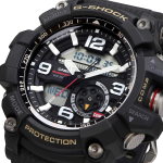 CASIO G-SHOCK Master of G Mudmaster GG-1000-1A Meeste k&auml;ekell, topeltsensor kompass termomeeter, mudakindel must vaikrihm, 200m veekindel gray