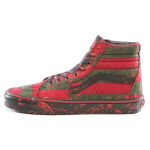 House of Terror x Vans Sk8-Hi The Nightmare on Elm Street Unisex tossud Punane Must VN0A4U3CZV1 36
