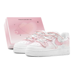 Nike Air Force 1 Air Force 1, Paaridele, Eriline t&ouml;&ouml;tlemine, Roosa Armastus S&uuml;damega, Elegantne Romantiline, Mitmek&uuml;lgne Mood Madalad tossud DH2920-111(TeamS2-S-BOX) 38.5 white