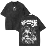 Anime Ippo Makunouchi Vintage Pesitud T-s&auml;rk &Uuml;legabariidiline Unisex Paaridele Pesitud Retro Mood T&auml;navamood Trendikas Puuvillane pehme Klassikaline L gray