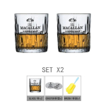 Macallan Private Collection Kristallist ViskiKlaas Faseteeritud ViskiKiviKlaas Kunstiteos Veiniklaas Viskiarmastajatele 240ml black