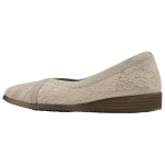 Skechers Cleo Sawdust Mugavad Mitmek&uuml;lgsed Vabaaja Kingad Naiste Korterid Hall Pruun 159137-TPE 40