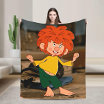 P-Pumuckl Tekk &Uuml;lipehme Uudne Tekk Diivani Tooli Telkimise jaoks Flanell Voodikate Voodikate 150x200cm