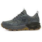 Skechers Max Protect Nahast &Uuml;marotsaga Paelkinnitusega Keskmise k&otilde;rgusega Vabaajajalatsid Meeste toss Tumehall Sinine 237307C-SLT 43 gray