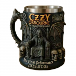 Halloween 3D Ozzy Osbourne M&auml;lestuskruus Roostevaba Teras Kolju Veetass &Otilde;llekruus Kohvitass Joogin&otilde;ud 401-500ml