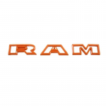 GXP1 Dodge Ram TRX 2021-2023 jaoks Muudetud ABS Auto Esiv&otilde;re Embleem Kapott Kapoti Kirjad M&auml;rgid Kleebised Auto Lisatarvikud oranž