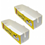 50 tk Hot Dogi karp Toidu serveerimisalused Paberist &uuml;hekordsed Corndogi karbid Suupistete hoiualused S&uuml;nnip&auml;evaks Karnivaliks Piknikuks Serveerimiseks