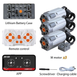 Power Functions Technic Osade Mootorikomplekt Servo S/M/LXL Mootorid Liitiumaku Karp 2.4G Kaugjuhtimispuldi Vastuv&otilde;tja Legoeds-ile