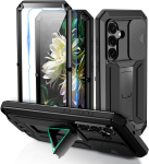 Samsung S26 S25 Edge S24 S23 S22 Plus S21 Ultra jaoks Tugevdatud s&otilde;jaline kaitseraam Alumiiniumist metallkorpus P&otilde;rutuskindel alus Kaamerakate Galaxy S26 Ultra punane