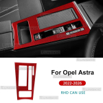S&uuml;sinikkiust stiilis k&auml;igukangi &uuml;mbrus Opel Astra L 2022 2023 2024 2025 2026 jaoks For RHD Red Carbon must
