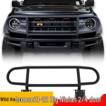 21-26 Ford Bronco maastiku eesmise kaitseraua kaitse suure U-kujulise toru ja pull-bar stiiliga kokkup&otilde;rke kaitseks Mojito size gray