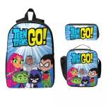 Teens Titans Go Beast Boy Laste seljakott L&otilde;unakarp Pinalid poistele t&uuml;drukutele Seljakotid Koolikott Raamatukott Komplekt