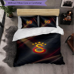 Galatasaray FC Teemaline Voodipesu 3-osaline Tekikoti Komplekt Dekooriline Voodipesu Teismeliste Toa Kodu Dekoreerimiseks 135cm*200cm